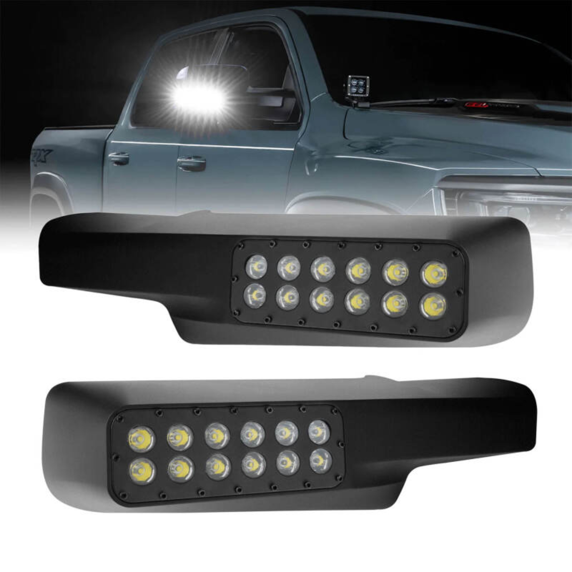 Picture of Oracle Lighting 10-22 RAM TOW 1500/2500/3500 LED Off-Road Side Mirror Ditch Lights
