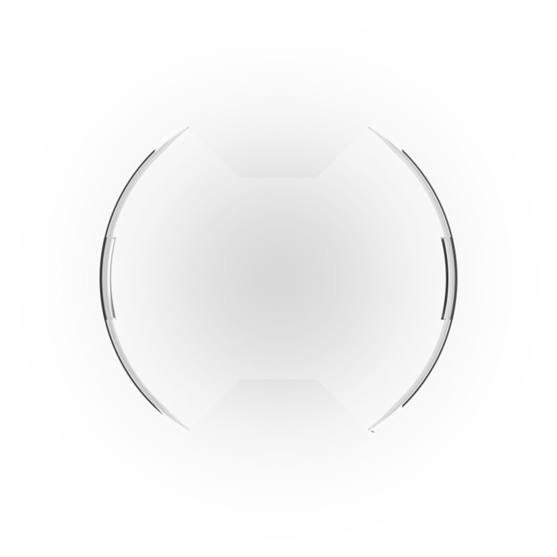Picture of KC HiLiTES SlimLite 8in. LED Light Shield (Shield Only) - Clear