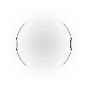 Picture of KC HiLiTES SlimLite 8in. LED Light Shield (Shield Only) - Clear