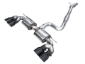 Picture of AWE Tuning MK8 Volkswagen Golf R 3in Touring Edition Quad Exhaust - Diamond Black Tips