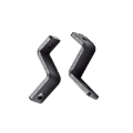 Picture of Go Rhino 19-24 Ram 1500 (4 Door) XE Hood Hinge Cube Light Mount - Textured Black
