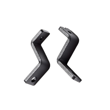 Picture of Go Rhino 19-24 Ram 1500 (4 Door) XE Hood Hinge Cube Light Mount - Textured Black