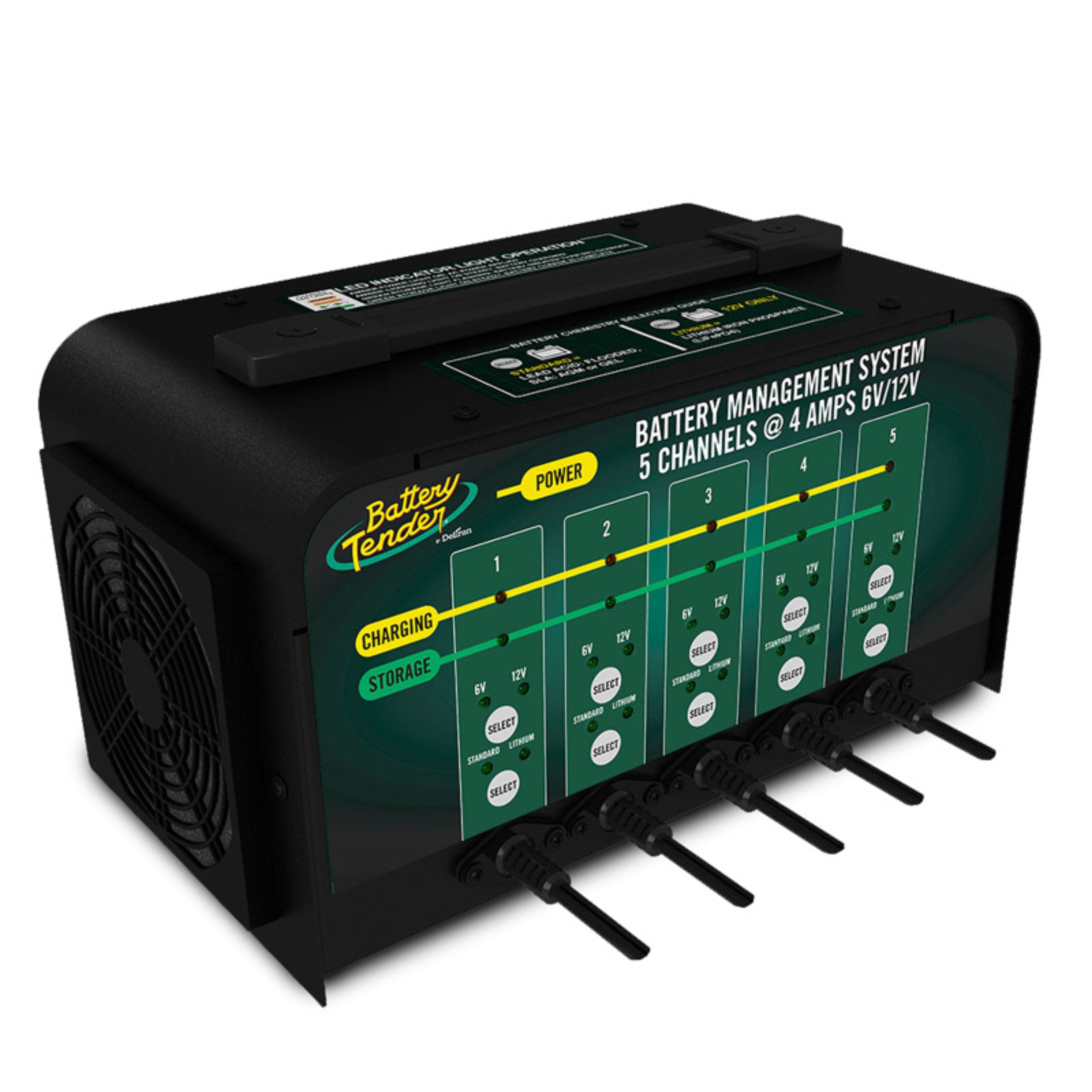 Picture of Battery Tender 5 Bank 6V/12V 4A Selectable Battery Charger