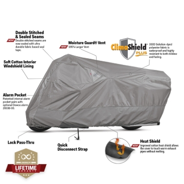 Picture of Dowco WeatherAll Plus Motorcycle Cover Gray - 2XL