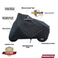 Picture of Dowco Kawasaki Z125,Honda Grom, Honda Monkey WeatherAll Plus Motorcycle Cover - Black