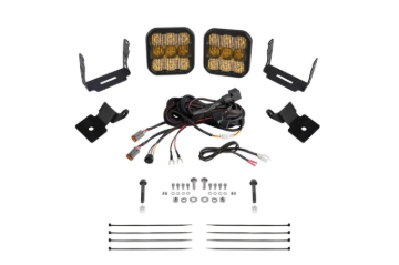 Picture of Diode Dynamics 14-18 Polaris RZR XP Stage Series SS5 A-Pillar Pod Kit - Pro Yellow Combo
