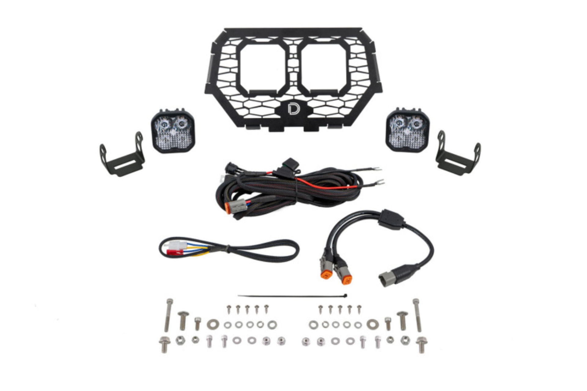 Picture of Diode Dynamics 14-18 Polaris RZR XP Stage Series LED Grille Kit - Sport White Combo