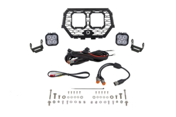 Picture of Diode Dynamics 14-18 Polaris RZR XP Stage Series LED Grille Kit - Sport White Fog