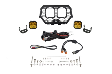 Picture of Diode Dynamics 14-18 Polaris RZR XP Stage Series LED Grille Kit - Pro Yellow Combo