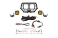 Picture of Diode Dynamics 14-18 Polaris RZR XP Stage Series LED Grille Kit - Pro Yellow Fog