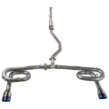 Picture of Remark 2022+ Honda Civic Sport Sedan (FE2) Cat-Back Exhaust - Dual Burnt Stainless Steel Tips