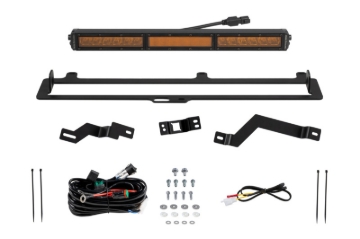 Picture of Diode Dynamics 2022+ Toyota Tundra TRD Pro Grille Light Bar Kit - Amber Combo