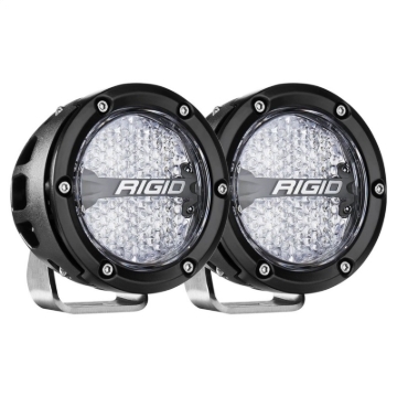 Picture of Rigid Industries 360-Series 4in LED Off-Road Diffused Beam - RGBW Backlight (Pair)