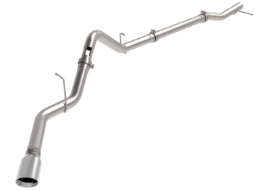 Picture of aFe 23-24 GM Trucks L6 Large Bore-HD 3 IN 409 Stainless Steel DPF-Back Exhaust System w/Polished Tip