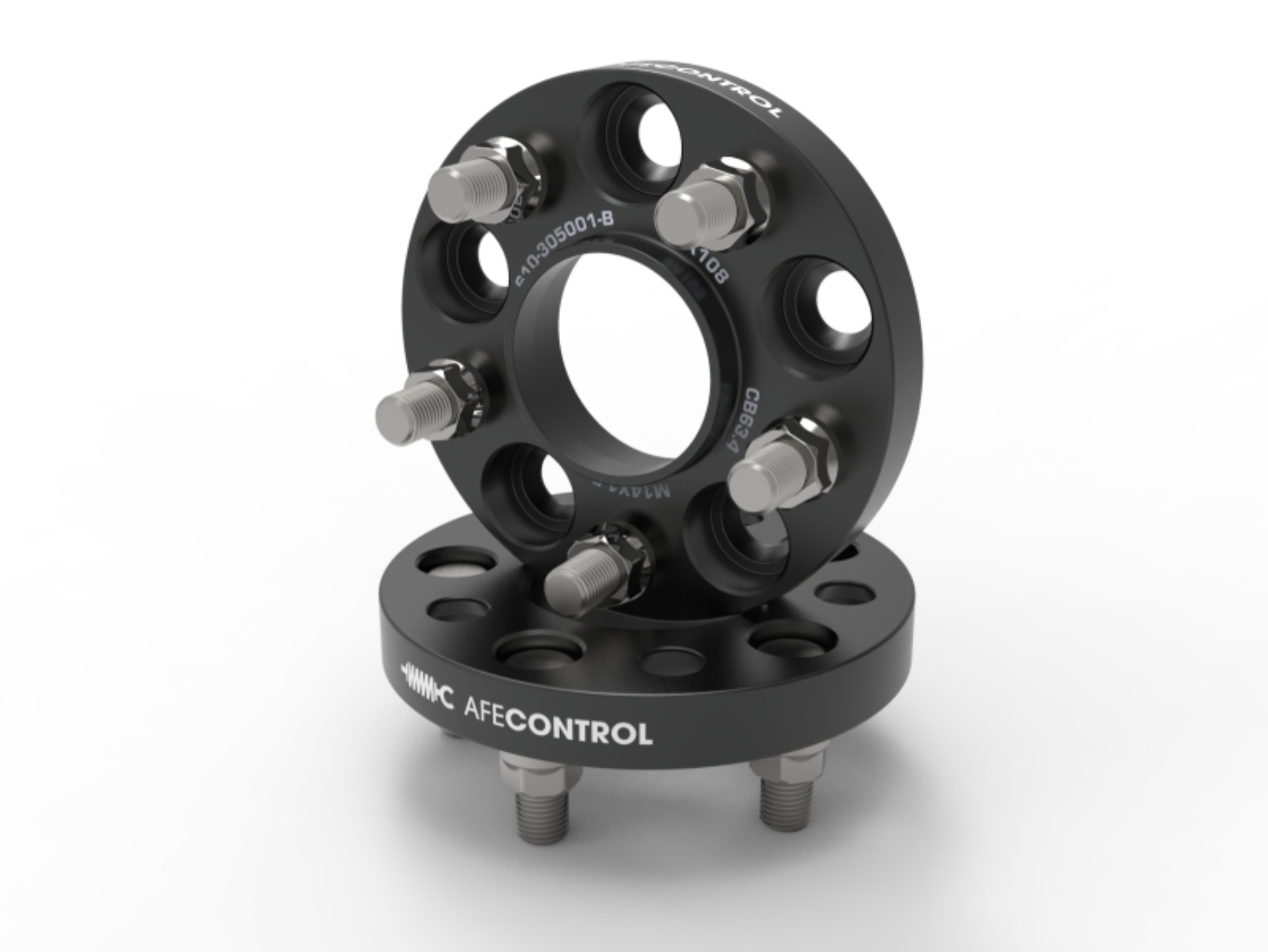 Picture of aFe Control Forged Aluminum Wheel Spacers 5x108 CB 63.4 20 MM- 20-24 Ford Edge ST