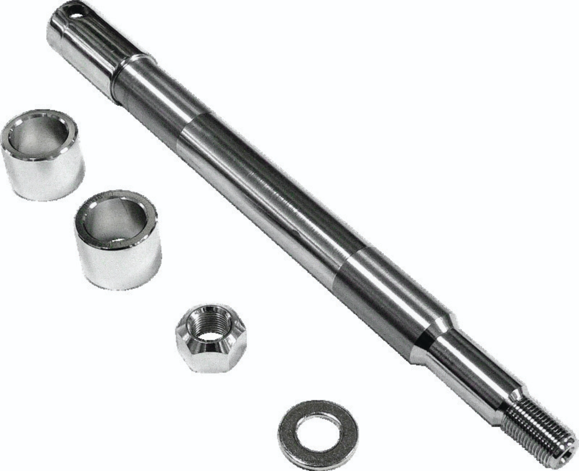 Picture of Bikers Choice 08-Up FLH FLT Front Axle Kit 12-15/16in Length H-D 41056-08