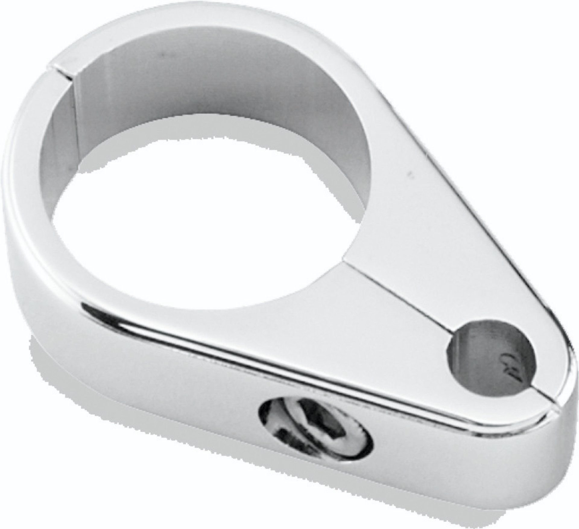 Picture of Bikers Choice 1 Inch Chrome Plain Clutch Cable Clamp
