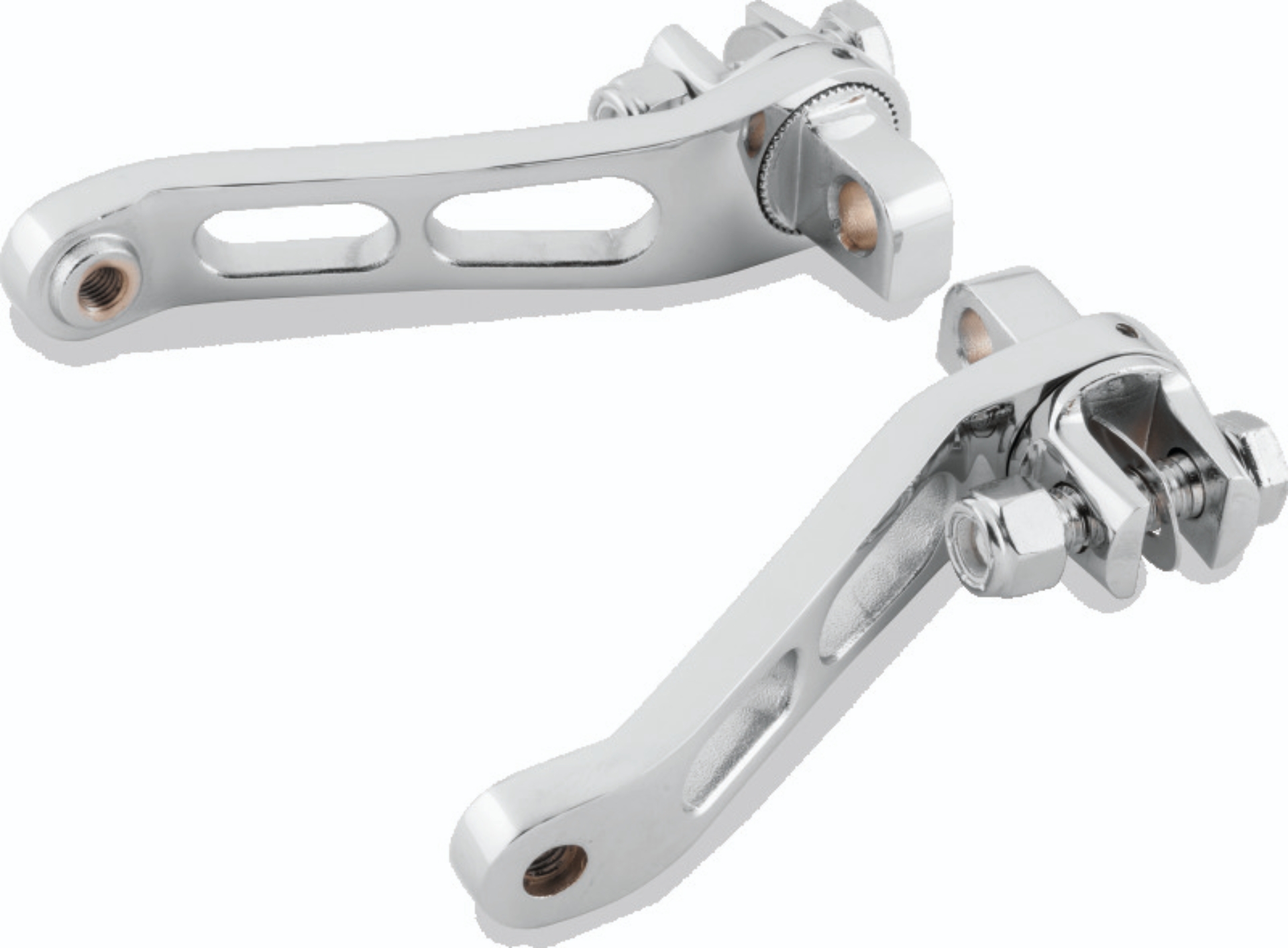 Picture of Bikers Choice Adjustable Forward Control Heel Rest Kit 89-Up FXST 93-02 FXDWG Replaces H-D 50227-01