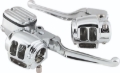 Picture of Bikers Choice 96-06 Big Twin 96-03 XL With 11/16 Bore Master Cylinder Chrome Handlebar Control Kit