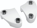 Picture of Bikers Choice 1974-22 Touring/XL 84-17 Softail 91-17 Dyna 82-94 FXR Chrome Smooth Riser Clamps Pr