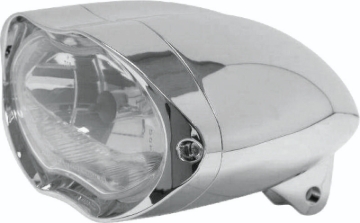 Picture of Bikers Choice Chrome Sunray Headlight Bottom Mount Universal Custom 55/60W H4