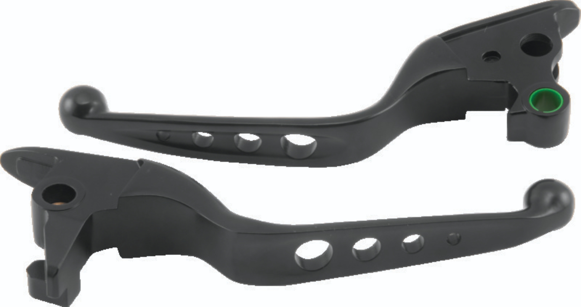 Picture of Bikers Choice 15-17 FLST FXST O-Series 4 Holed Lever Set Black