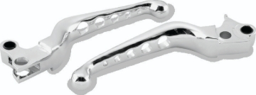 Picture of Bikers Choice 96-16 Big Twin W/ Cable Clutch 96-03 XL O-Series 5 Holed Lever Set Chrome