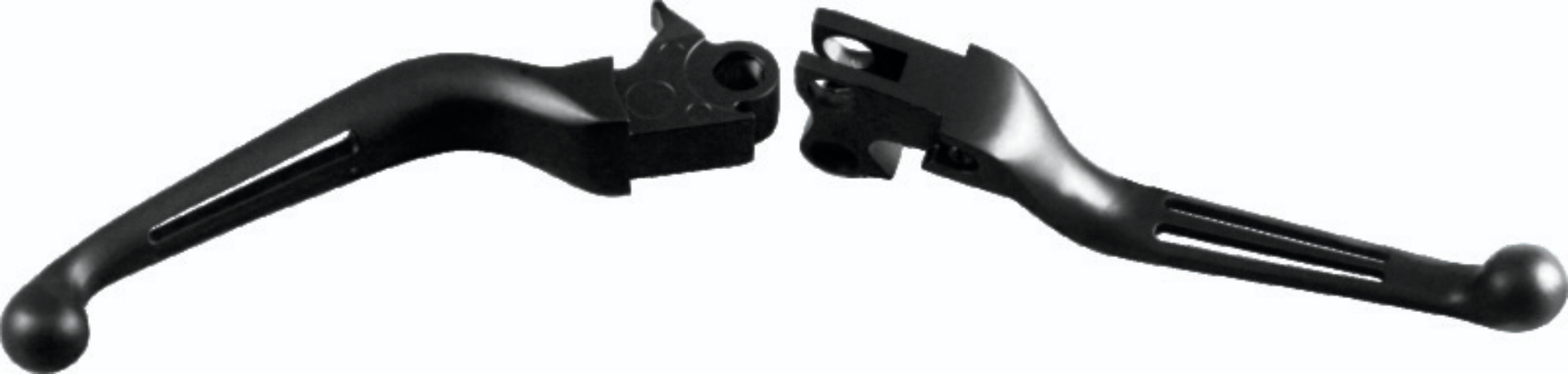 Picture of Bikers Choice 96-16 Big Twin W/ Cable Clutch 96-03 XL Black Slotted Lever Set