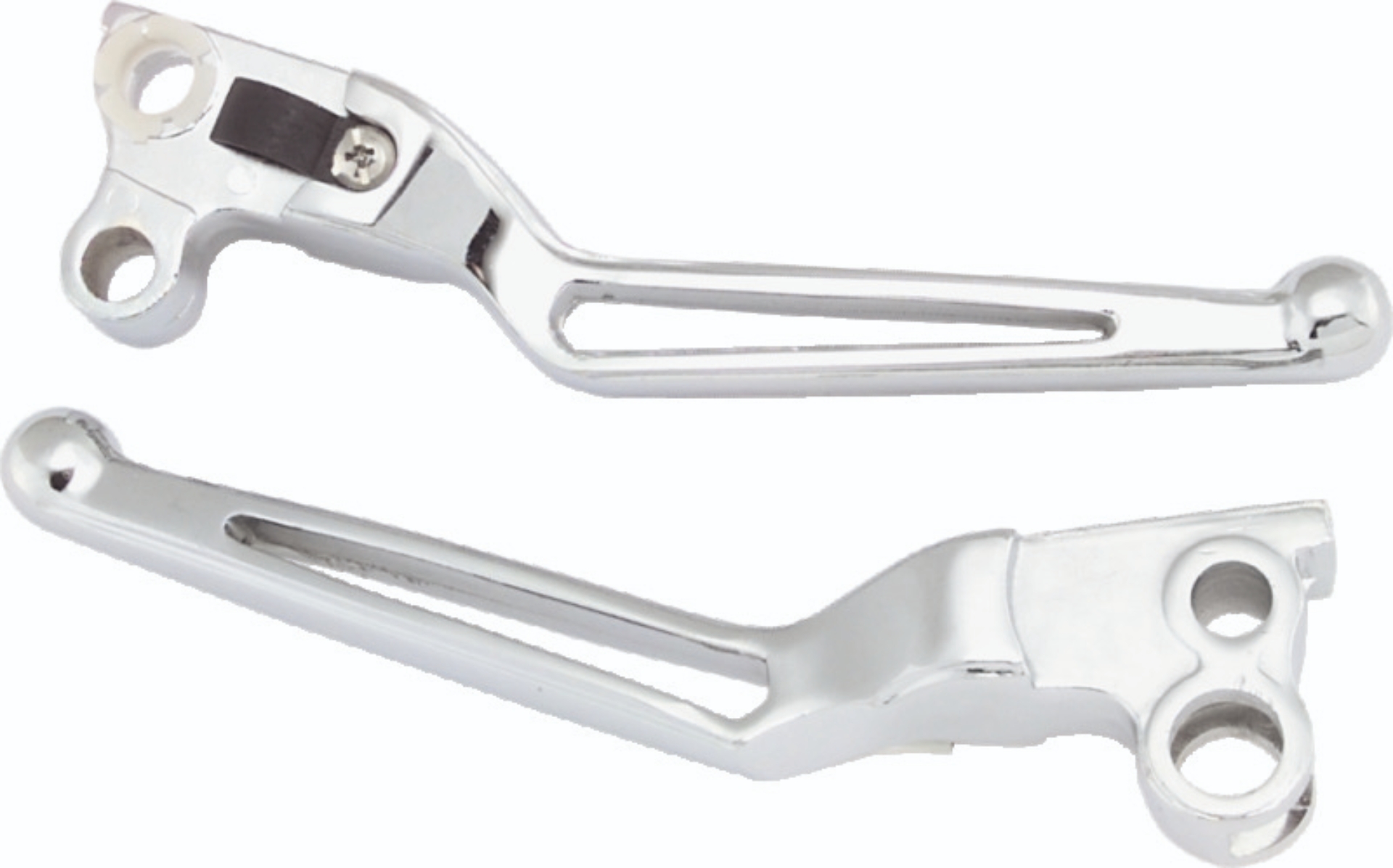 Picture of Bikers Choice 82-95 Big Twin & XL Chrome Custom Slotted Lever Set