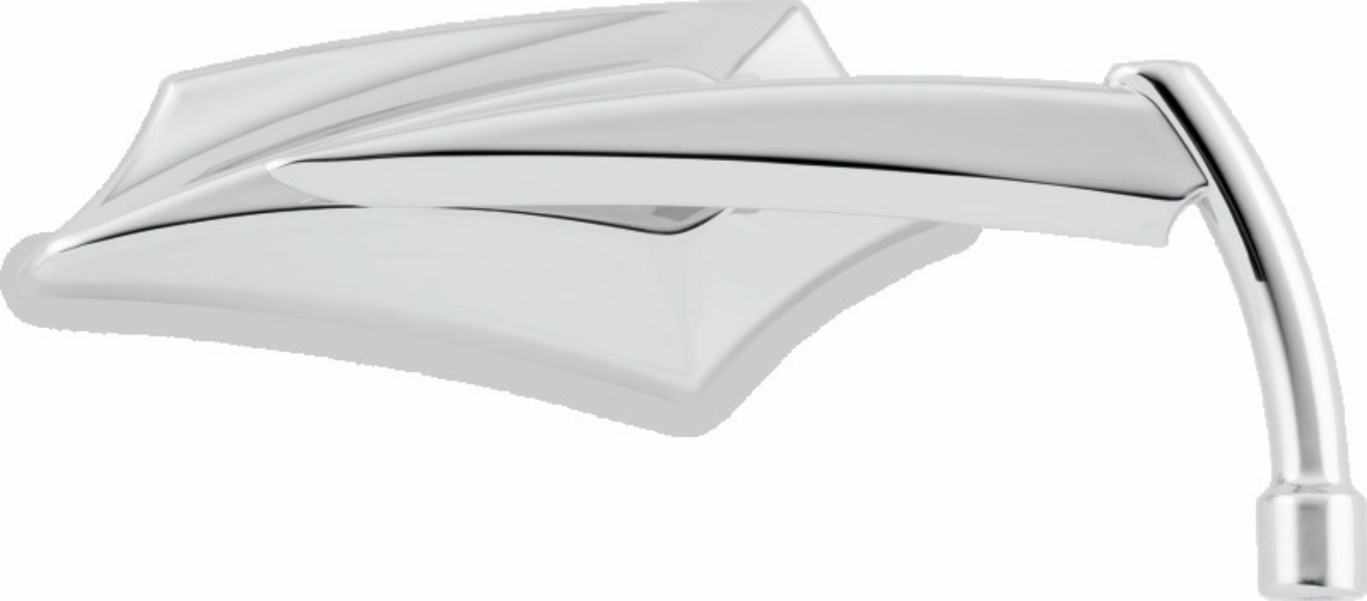 Picture of Bikers Choice 65-Up Chrome Angler Mirror Universal Custom Pair