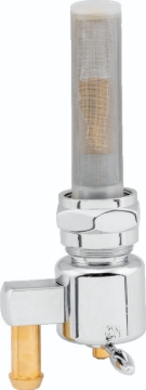 Picture of Bikers Choice Chrome Round Petcock 22MM Down Outlet