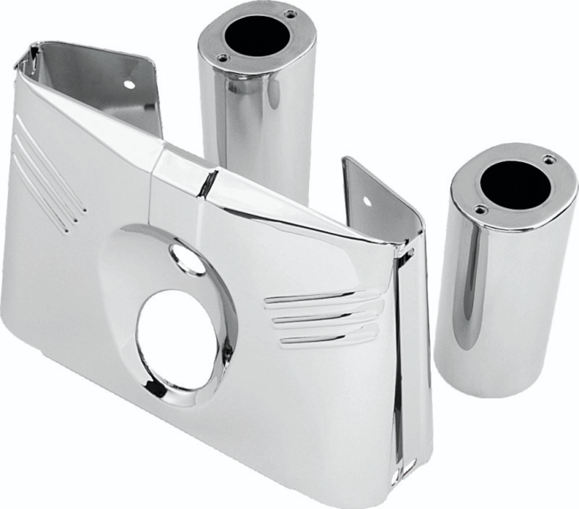 Picture of Bikers Choice 86-08 FLST Chrome 5 Piece Tin Fork Cover Kit