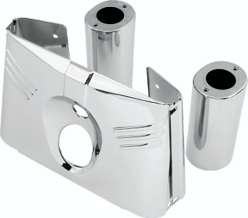 Picture of Bikers Choice 86-08 FLST Chrome 5 Piece Tin Fork Cover Kit