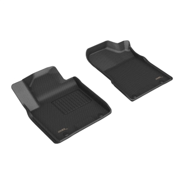 Picture of 3D MAXpider 19-24 Nissan Armada Kagu Front Floor Mat- Black R1
