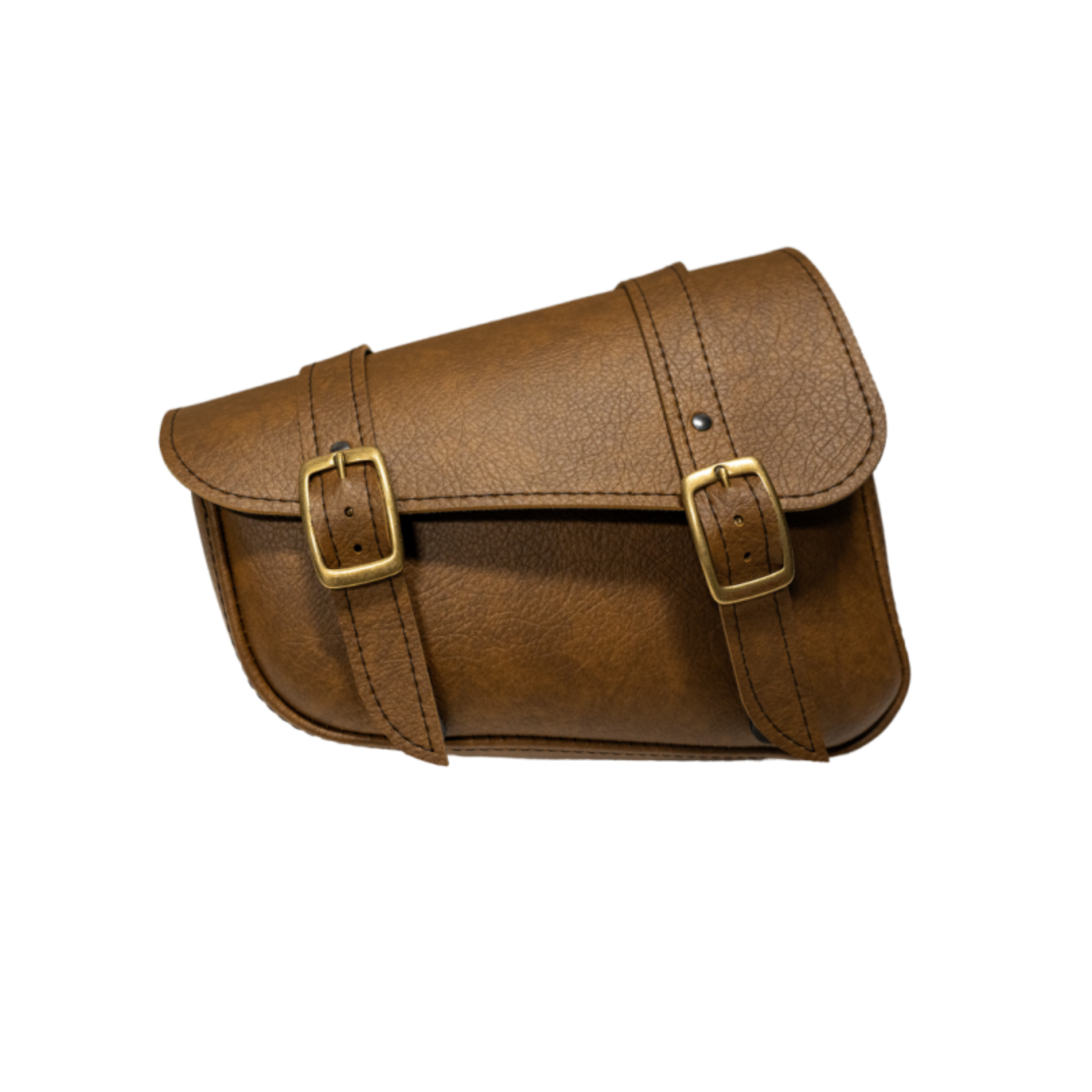 Picture of Willie & Max HD Sportsters,Honda Rebel,Custom Hard Tails Brass Monkey Swingarm Bag 4.0 - Warm Brown