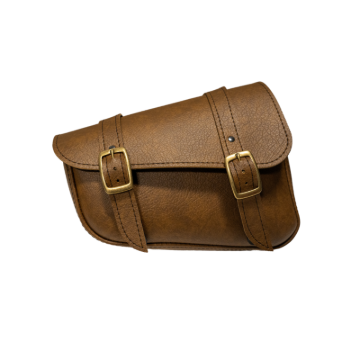 Picture of Willie & Max HD Sportsters,Honda Rebel,Custom Hard Tails Brass Monkey Swingarm Bag 4.0 - Warm Brown