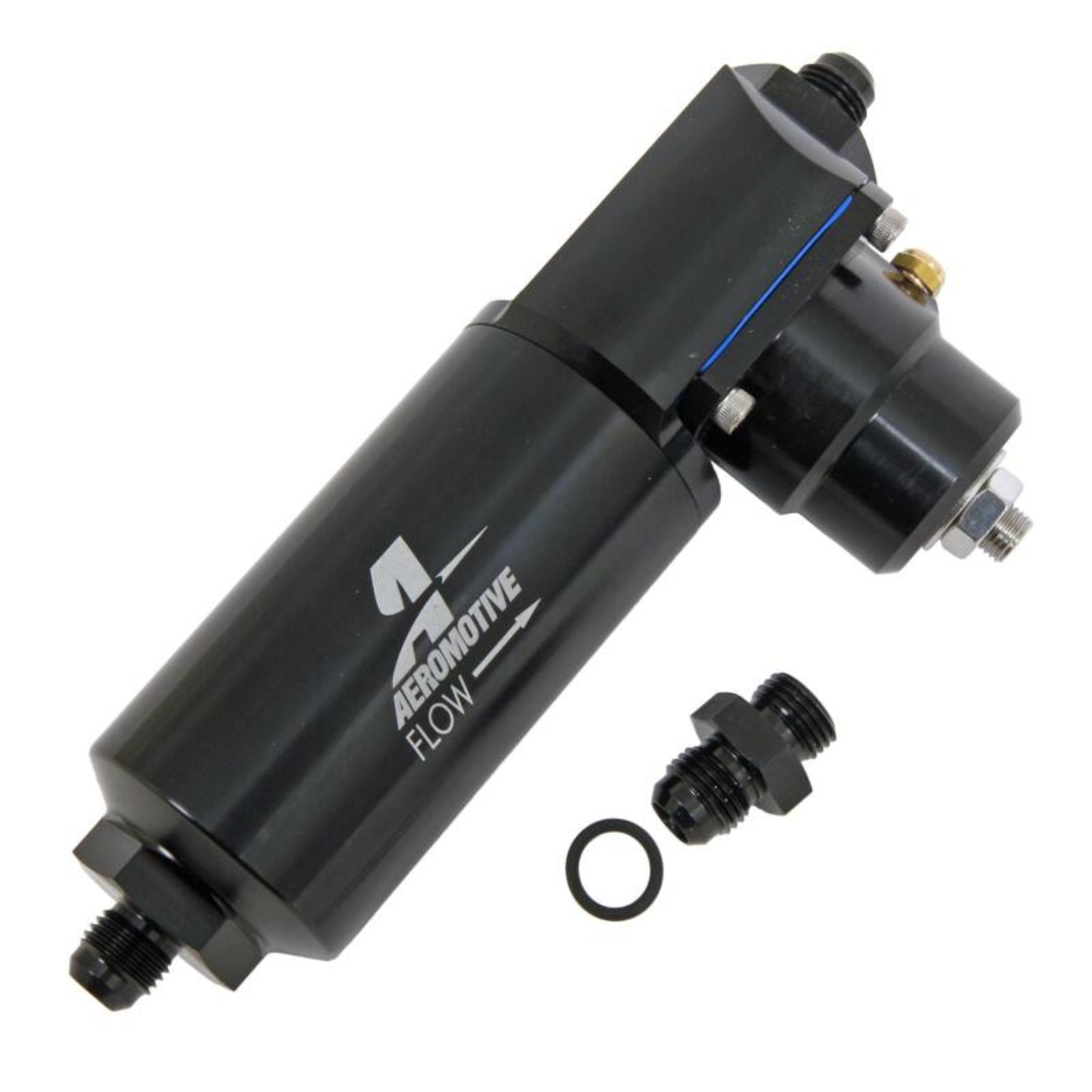 Picture of Aeromotive Universal Filter Combo EFI Regulator 10 Micron AN-06 Flare