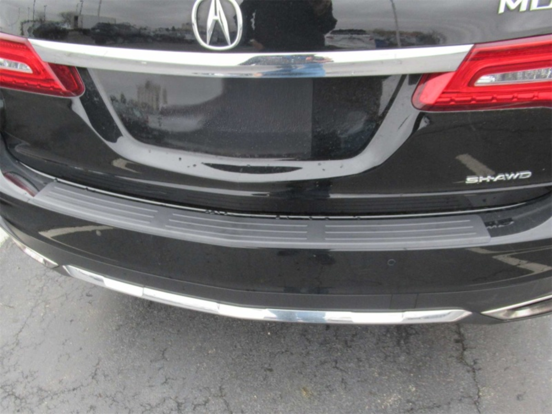 Picture of WeatherTech 17-20 Acura MDX BumperTopper - Black
