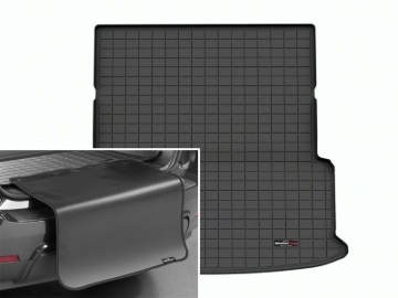 Picture of WeatherTech 2024 Toyota Grand Highlander (Incl. Hybrid) Cargo Liner w/Bumper Protector - Black