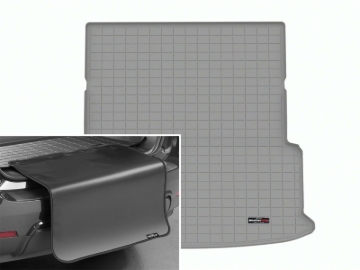 Picture of WeatherTech 2024 Toyota Grand Highlander (Incl. Hybrid) Cargo Liner w/Bumper Protector- Grey