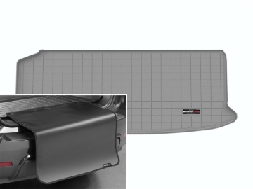 Picture of WeatherTech 2024 Toyota Grand Highlander w/JBL (Incl. Hybrid) Cargo Liner w/Bumper Protector- Grey