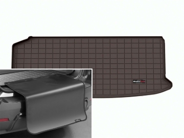 Picture of WeatherTech 2024 Toyota Grand Highlander w/JBL (Incl. Hybrid) Cargo Liner w/Bumper Protector- Cocoa