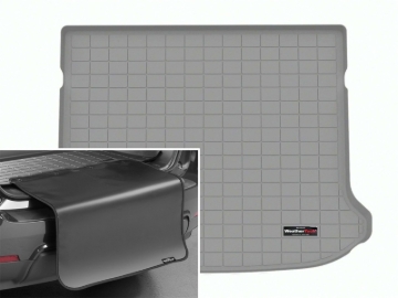 Picture of WeatherTech 23-24 Genesis GV60 Cargo Liner W/ Bumper Protectors - Black