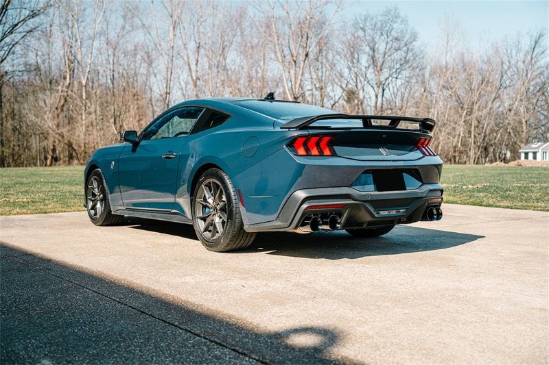 Picture of Corsa 24-25 Ford Mustang Dark Horse 5.0L 3in Dual Rear Cat-Back w/Twin 4.5in Black PVD Straight Tips