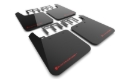 Picture of Rally Armor RAL UR Blk Flap/Rd Logo Mud Flaps - MF100-UR-BLK-RD