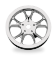 Picture of Performance Machine Belt Pulley 66T x 1in Galaxy - Chrome
