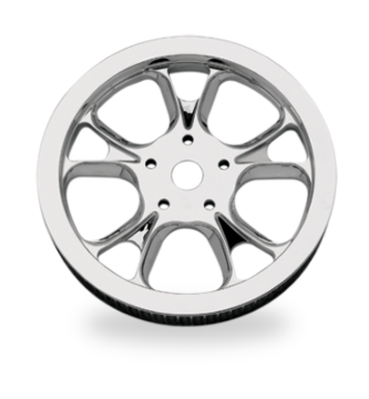 Picture of Performance Machine Belt Pulley 70T x 1.125in Galaxy - Chrome