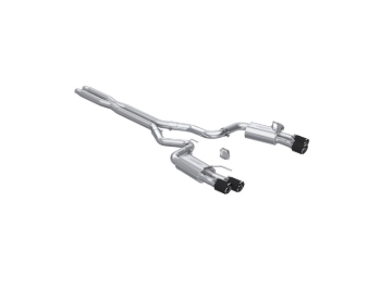 Picture of MBRP 2024+ Ford Mustang GT Armor Pro 3in Steet Profile Catback Exhaust - Carbon Fiber Tips