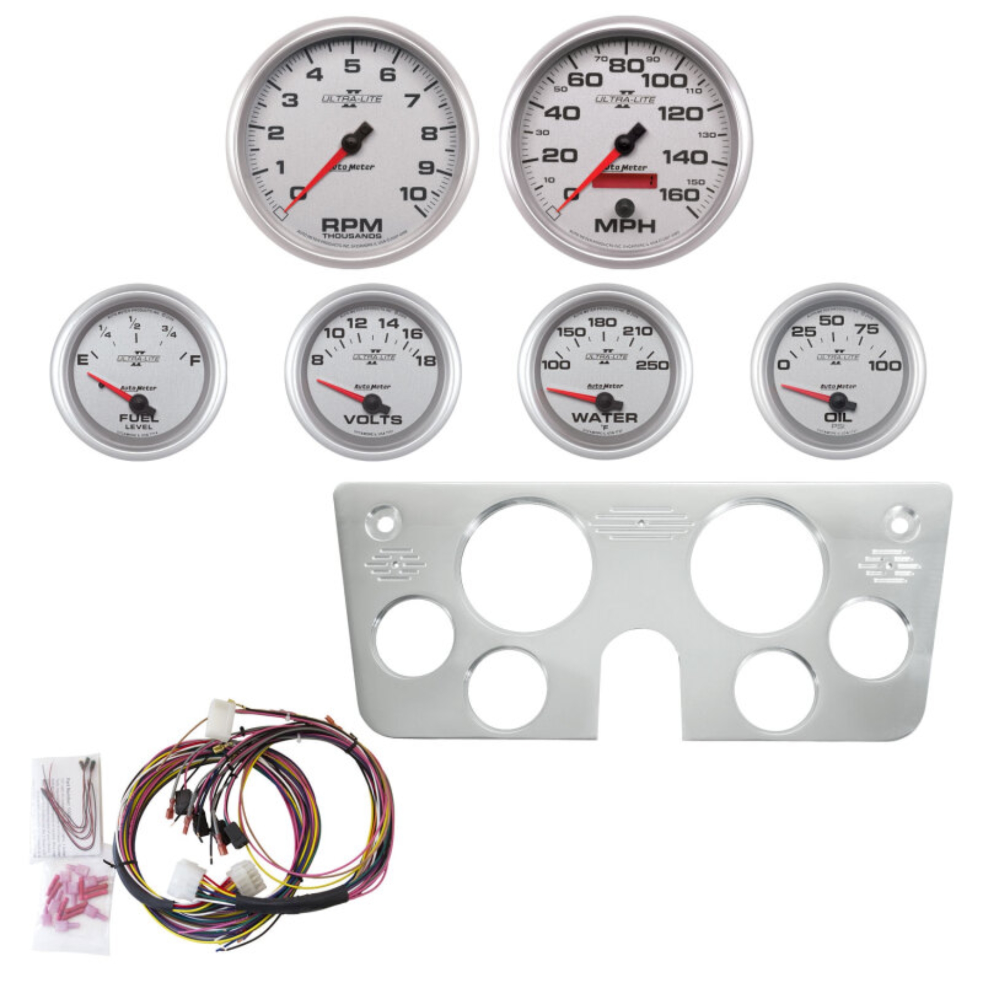 Picture of Autometer 67-72 Chevrolet Truck Direct Fit Dash Kit - ULTRA-LITE II