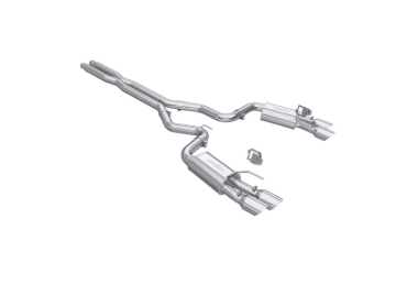 Picture of MBRP 2024+ Ford Mustang GT Armor Lite 3in Steet Profile Catback Exhaust - Stainless Steel Tips